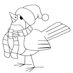 Dibujo para colorear: Aves (Animales) #12107 - Dibujos para Colorear e Imprimir Gratis