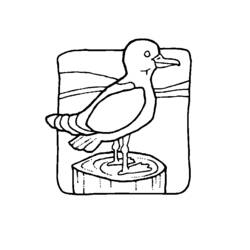 Dibujo para colorear: Aves (Animales) #12146 - Dibujos para Colorear e Imprimir Gratis