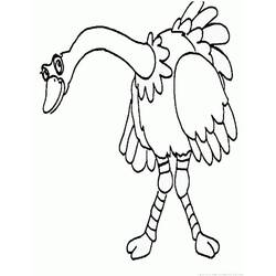 Dibujo Avestruz (Animales) #204582 para imprimir y colorear