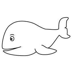 Dibujo para colorear: Ballena (Animales) #184696 - Dibujos para Colorear e Imprimir Gratis