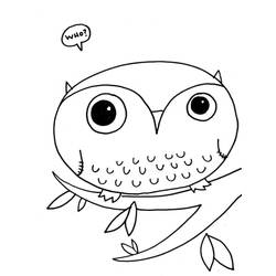 Dibujo Búho (Animales) #217051 para imprimir y colorear