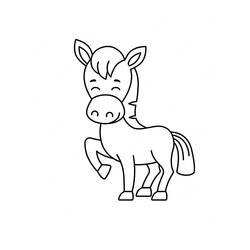 Dibujo Burro (Animales) #197864 para imprimir y colorear