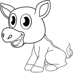 Dibujo Burro (Animales) #197865 para imprimir y colorear