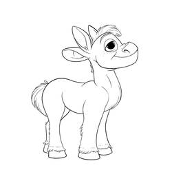 Dibujo Burro (Animales) #197870 para imprimir y colorear