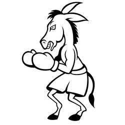 Dibujo Burro (Animales) #197875 para imprimir y colorear