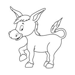 Dibujo Burro (Animales) #197883 para imprimir y colorear