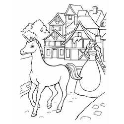 Dibujo para colorear: Caballo (Animales) #2320 - Dibujos para Colorear e Imprimir Gratis