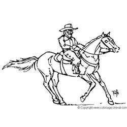 Dibujo para colorear: Caballo (Animales) #2329 - Dibujos para Colorear e Imprimir Gratis