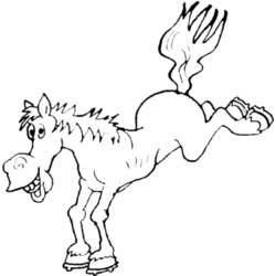 Dibujo para colorear: Caballo (Animales) #2336 - Dibujos para Colorear e Imprimir Gratis