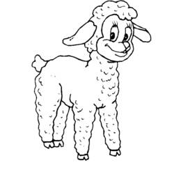 Dibujo para colorear: Cabra (Animales) #2415 - Dibujos para Colorear e Imprimir Gratis