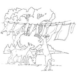 Dibujo para colorear: Cabra (Animales) #2444 - Dibujos para Colorear e Imprimir Gratis