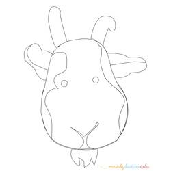 Dibujo para colorear: Cabra (Animales) #2545 - Dibujos para Colorear e Imprimir Gratis