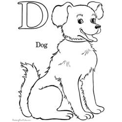 Dibujo para colorear: Cachorro (Animales) #2907 - Dibujos para Colorear e Imprimir Gratis