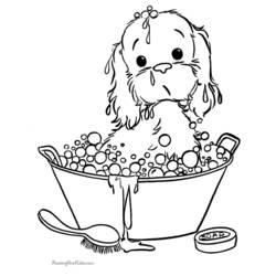 Dibujo para colorear: Cachorro (Animales) #2909 - Dibujos para Colorear e Imprimir Gratis