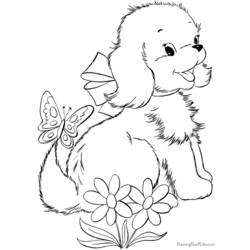 Dibujo para colorear: Cachorro (Animales) #2911 - Dibujos para Colorear e Imprimir Gratis
