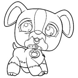 Dibujo para colorear: Cachorro (Animales) #2927 - Dibujos para Colorear e Imprimir Gratis