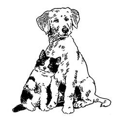 Dibujo para colorear: Cachorro (Animales) #2931 - Dibujos para Colorear e Imprimir Gratis