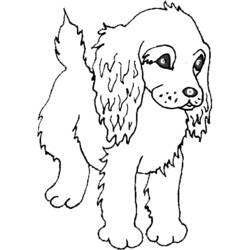 Dibujo para colorear: Cachorro (Animales) #2944 - Dibujos para Colorear e Imprimir Gratis