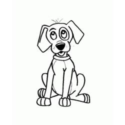 Dibujo para colorear: Cachorro (Animales) #2963 - Dibujos para Colorear e Imprimir Gratis