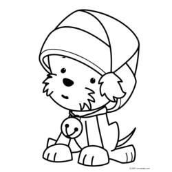 Dibujo para colorear: Cachorro (Animales) #2966 - Dibujos para Colorear e Imprimir Gratis