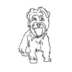 Dibujo para colorear: Cachorro (Animales) #2972 - Dibujos para Colorear e Imprimir Gratis