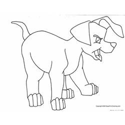 Dibujo para colorear: Cachorro (Animales) #2981 - Dibujos para Colorear e Imprimir Gratis
