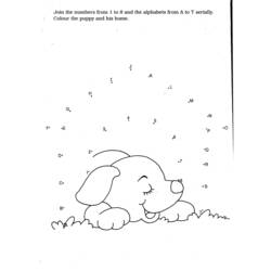 Dibujo para colorear: Cachorro (Animales) #2993 - Dibujos para Colorear e Imprimir Gratis