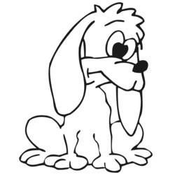 Dibujo para colorear: Cachorro (Animales) #2998 - Dibujos para Colorear e Imprimir Gratis