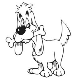 Dibujo para colorear: Cachorro (Animales) #3004 - Dibujos para Colorear e Imprimir Gratis