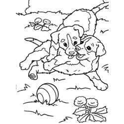 Dibujo para colorear: Cachorro (Animales) #3005 - Dibujos para Colorear e Imprimir Gratis