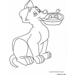 Dibujo para colorear: Cachorro (Animales) #3006 - Dibujos para Colorear e Imprimir Gratis