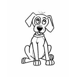 Dibujo para colorear: Cachorro (Animales) #3027 - Dibujos para Colorear e Imprimir Gratis