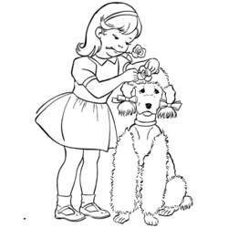 Dibujo para colorear: Cachorro (Animales) #3040 - Dibujos para Colorear e Imprimir Gratis