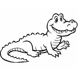 Dibujo Caimán (Animales) #210194 para imprimir y colorear