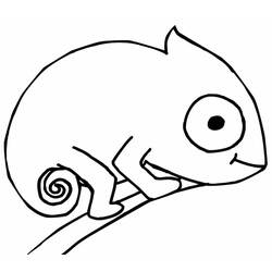 Dibujo para colorear: Camaleón (Animales) #206718 - Dibujos para Colorear e Imprimir Gratis