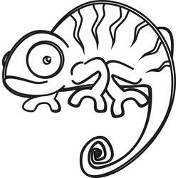 Dibujo para colorear: Camaleón (Animales) #206751 - Dibujos para Colorear e Imprimir Gratis