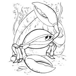 Dibujo para colorear: Cangrejo (Animales) #4626 - Dibujos para Colorear e Imprimir Gratis