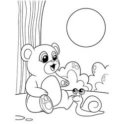 Dibujo Caracol (Animales) #217001 para imprimir y colorear