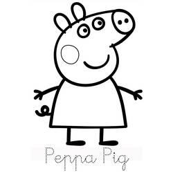Dibujo para colorear: Cerdo (Animales) #3724 - Dibujos para Colorear e Imprimir Gratis