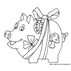 Dibujo para colorear: Cerdo (Animales) #3781 - Dibujos para Colorear e Imprimir Gratis