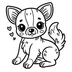 Dibujo Chihuahua (Animales) #219788 para imprimir y colorear