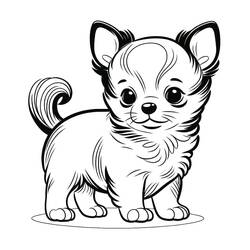 Dibujo Chihuahua (Animales) #219807 para imprimir y colorear