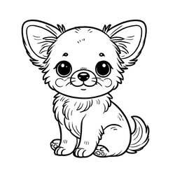 Dibujo Chihuahua (Animales) #219808 para imprimir y colorear