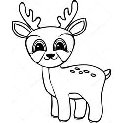 Dibujo Ciervo (Animales) #191069 para imprimir y colorear