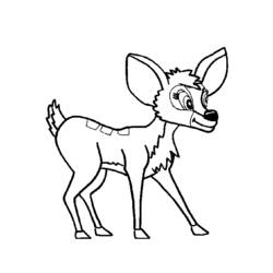 Dibujo para colorear: Ciervo (Animales) #2667 - Dibujos para Colorear e Imprimir Gratis