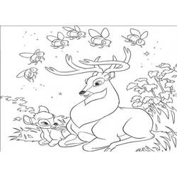Dibujo para colorear: Ciervo (Animales) #2698 - Dibujos para Colorear e Imprimir Gratis