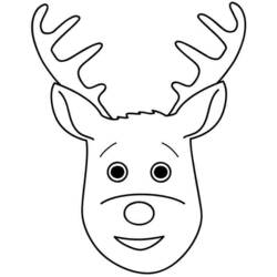 Dibujo para colorear: Ciervo (Animales) #2730 - Dibujos para Colorear e Imprimir Gratis