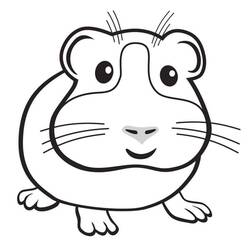 Dibujo para colorear: Cobaya (Animales) #211147 - Dibujos para Colorear e Imprimir Gratis