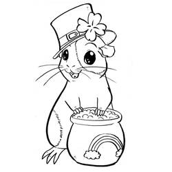 Dibujo para colorear: Cobaya (Animales) #211153 - Dibujos para Colorear e Imprimir Gratis