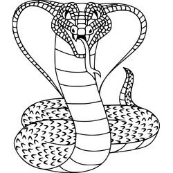 Dibujo Cobra (Animales) #212667 para imprimir y colorear